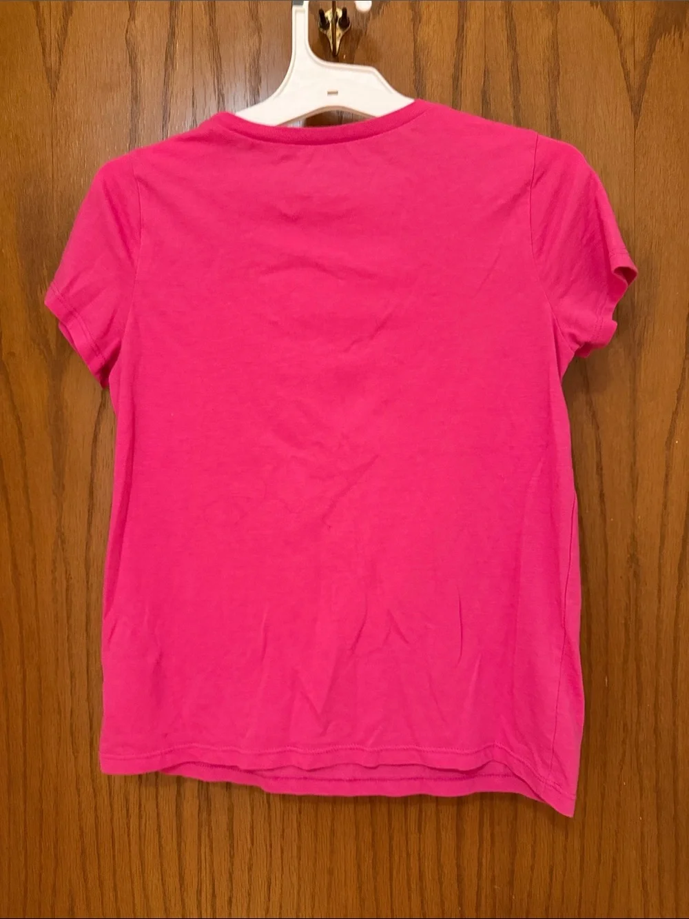 Carter's UGC Girls Sz Large Hot Pink Tee with Yellow Graphic short sleeve